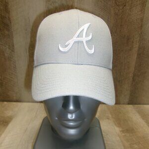 47 Brand, OSFA, Atlanta Braves, Grey, Baseball Cap
